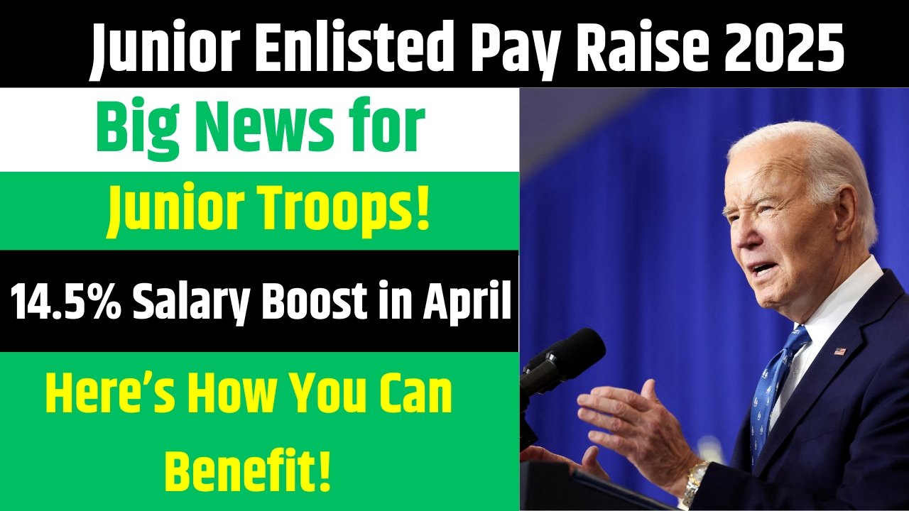 Junior Enlisted Pay Raise 2025